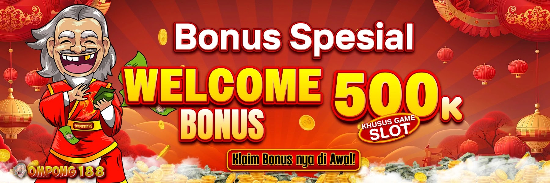 bonus welcome 500k
